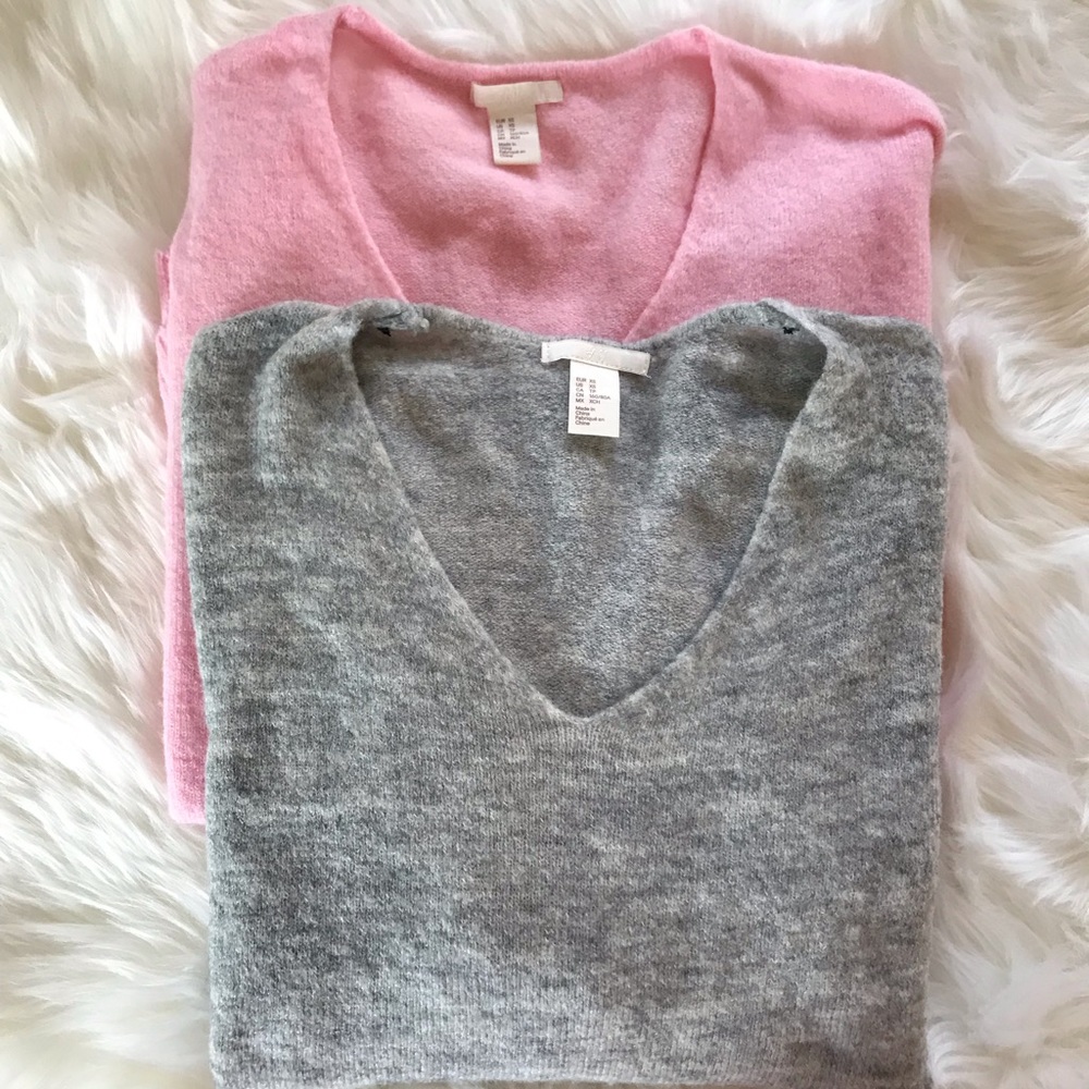 H&M Oversized V-neck Sweater Bundle